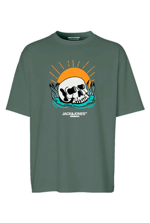 JACK AND JONES TAMPA SKULL SS TSHIRT