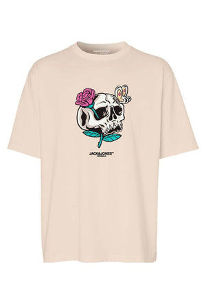 JACK AND JONES TAMPA SKULL SS TSHIRT