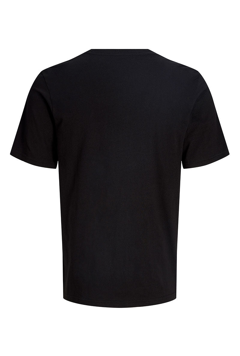 Back image of Tom tee ss crew neck in black, by brand Jack&jones