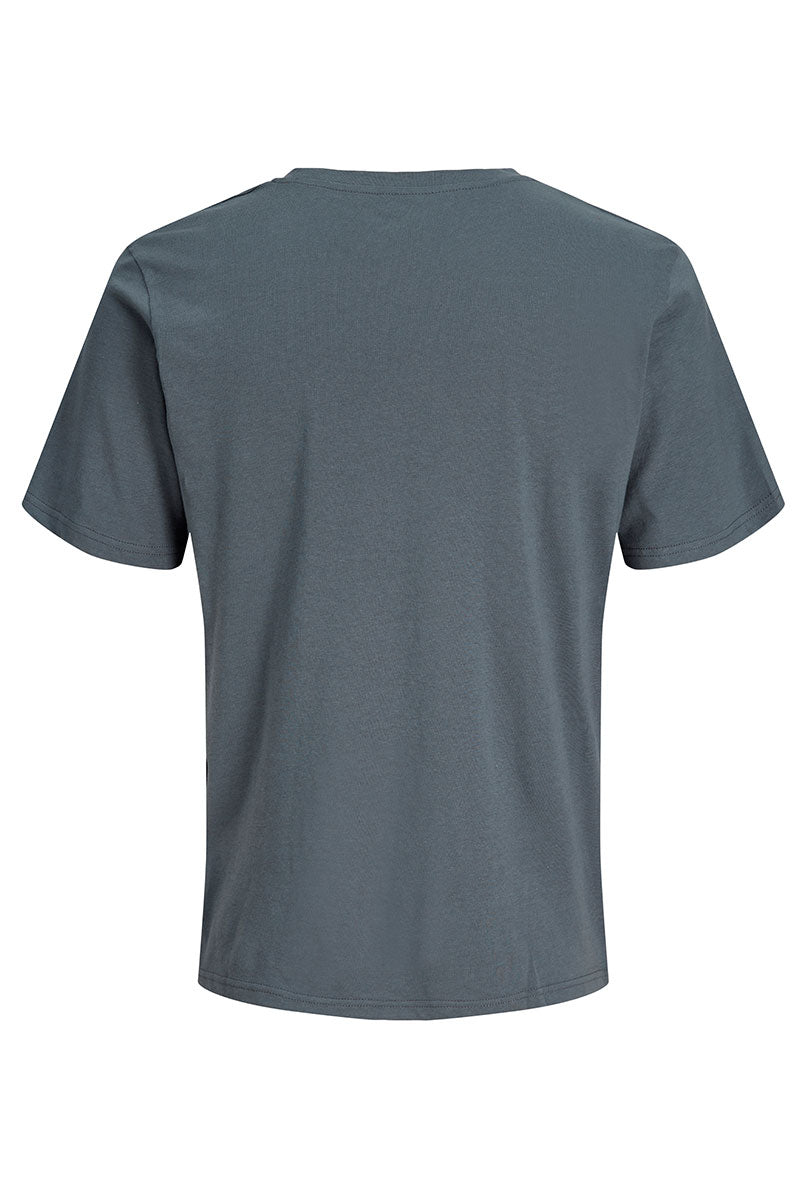 Back image of Tom tee ss crew neck in charcoal, by brand Jack&jones