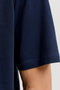 Front image of the Tom tee ss crew neck in navy, by brand Jack&jones