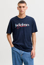 Image of TOM TEE SS CREW NECK in navy, by brand JACK&JONES