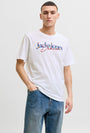 Image of TOM TEE SS CREW NECK in white, by brand JACK&JONES