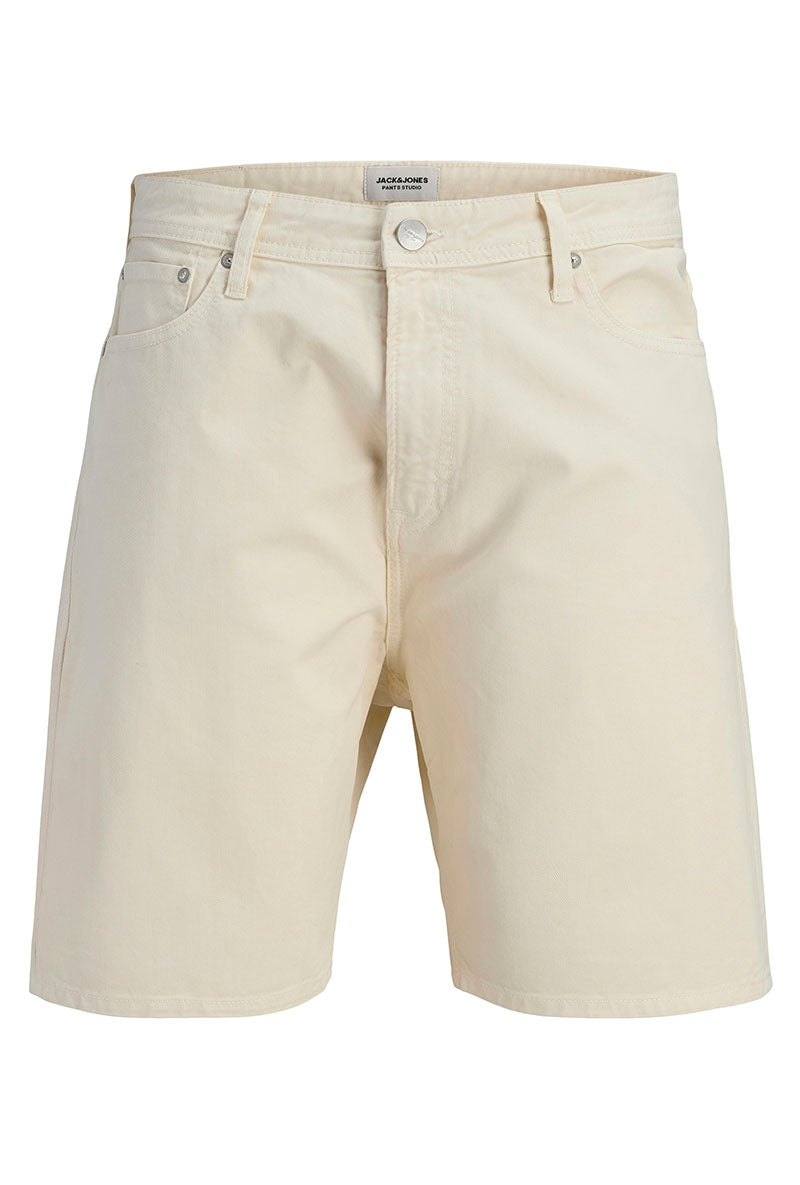 Front image of Tony original 017 shorts in cream, by brand Jack&jones