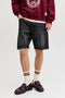 Front image of a model wearing Tony original shorts akm 111 in black, by brand Jack&jones