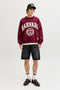 Front image of a model wearing the Tony original shorts akm 111 in black, by brand Jack&jones