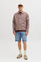 Front image of a model wearing the Tony original shorts akm 111 in denim, by brand Jack&jones