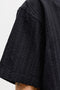 Front image of the Tyson resort shirt in black, by brand Jack&jones