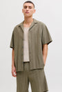 Image of TYSON RESORT SHIRT in khaki, by brand JACK&JONES
