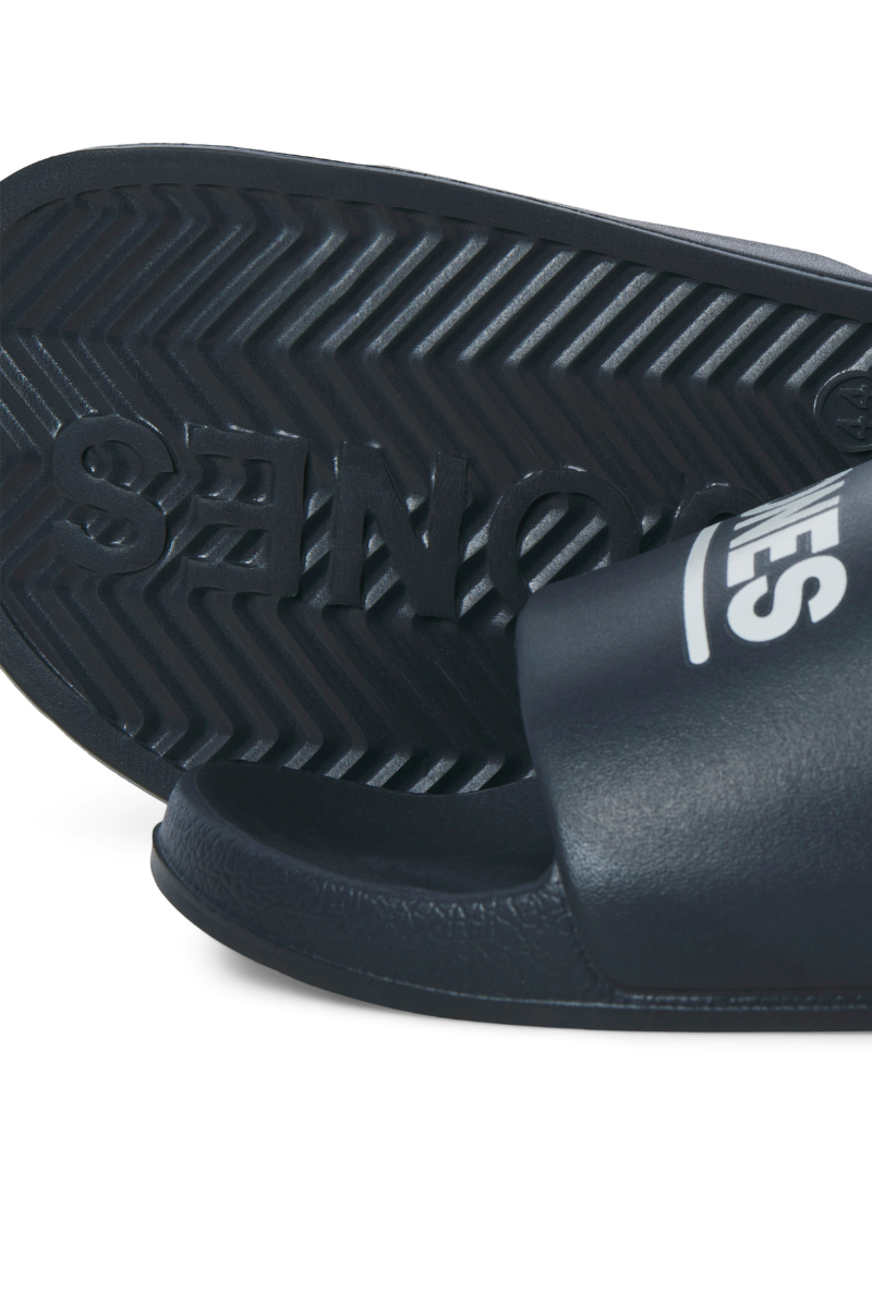 Close up image  of Jack and jones wollie slider in charcoal, by brand Jack&jones