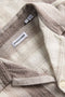 Detail image of the Alvaro dobby resort shirt in beige, by brand Jack&jones
