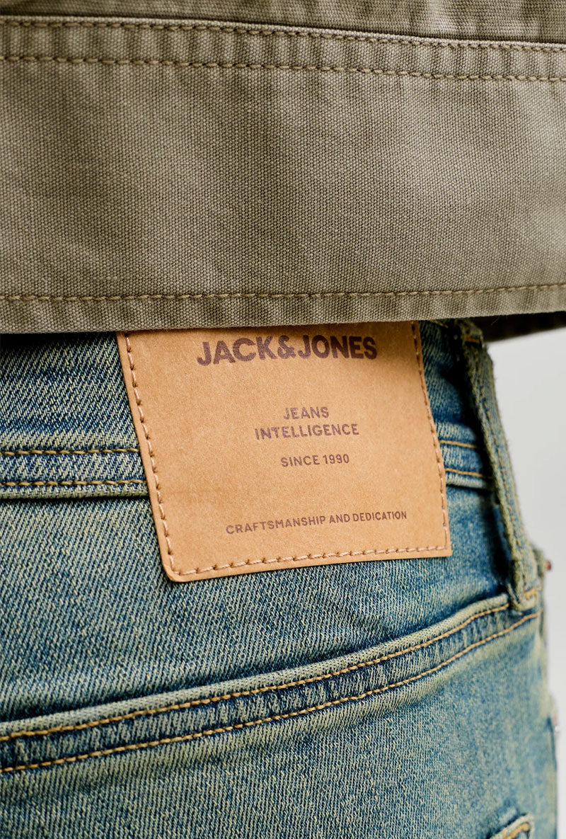 Back image of Mike original st 550 jeans in denim, by brand Jack&jones