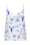 Front image of the Ada singlet in white, by brand Jacqueline de yong