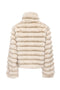 Back image of the Allie faux fur jacket in beige, by brand Jacqueline de yong