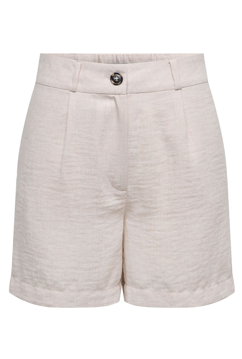 Front image of Bruce hw city shorts in grey, by brand Jacqueline de yong