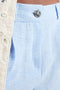 Detail image of the Bruce hw city shorts in blue, by brand Jacqueline de yong