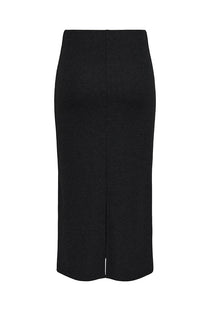 Back image of the Hero life pencil skirt in black, by brand Jacqueline de yong