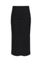 Front image of Hero life pencil skirt in black, by brand Jacqueline de yong