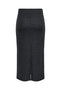 Back image of the Hero life pencil skirt in dark grey, by brand Jacqueline de yong