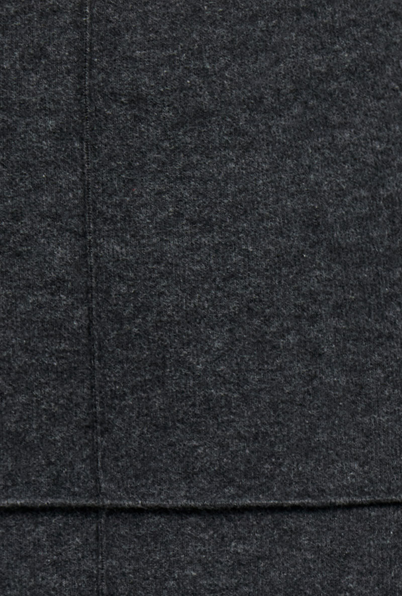 Front detail image of Hero life pencil skirt in dark grey, by brand Jacqueline de yong