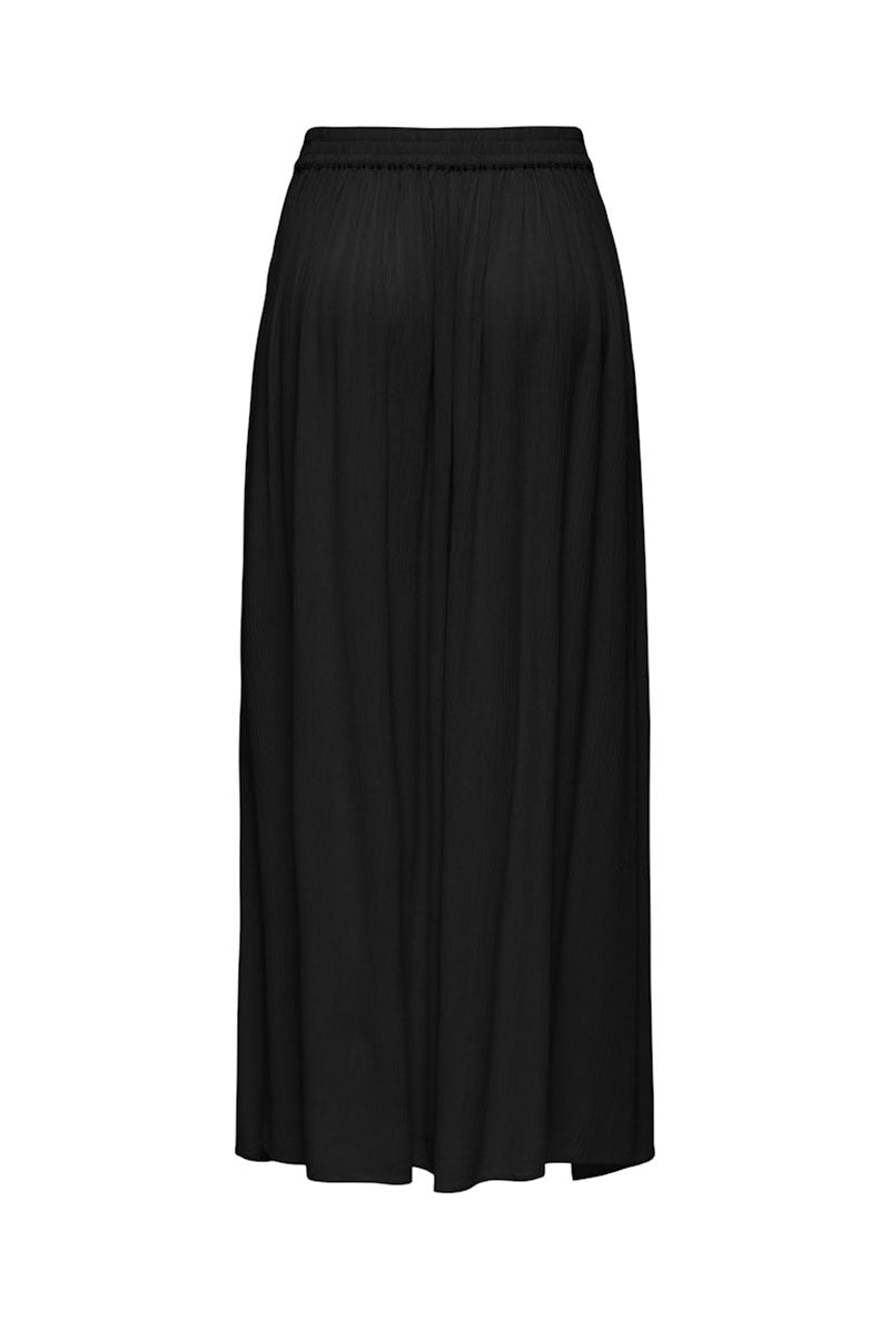 Back image of Liva life hw midi skirt in black, by brand Jacqueline de yong