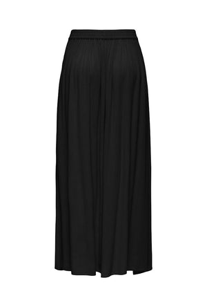 Back image of the Liva life hw midi skirt in black, by brand Jacqueline de yong