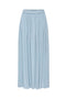 Front image of Liva life hw midi skirt in blue, by brand Jacqueline de yong