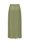Back image of the Liva life hw midi skirt in sage, by brand Jacqueline de yong
