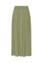 Front image of Liva life hw midi skirt in sage, by brand Jacqueline de yong