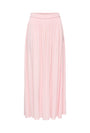 Image of LIVA LIFE HW MIDI SKIRT in pink, by brand JACQUELINE DE YONG