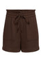 Front image of the Mille mw shorts in brown, by brand Jacqueline de yong