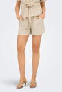 Image of MILLE MW SHORTS in beige, by brand JACQUELINE DE YONG