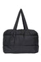 Front image of Miranda padded weekend bag in black, by brand Jacqueline de yong