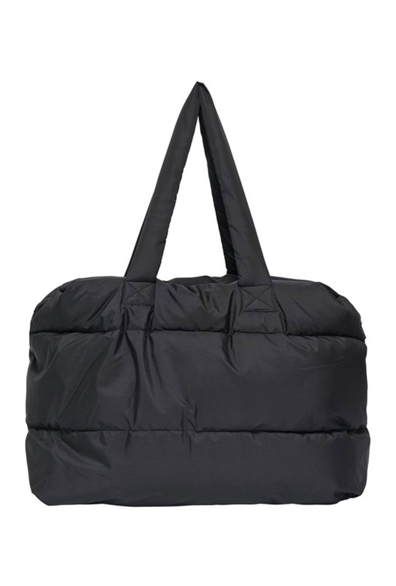 Front image of Miranda padded weekend bag in black, by brand Jacqueline de yong