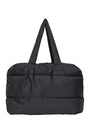 Image of MIRANDA PADDED WEEKEND BAG in black, by brand JACQUELINE DE YONG