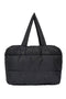 Back image of the Miranda padded weekend bag in black, by brand Jacqueline de yong