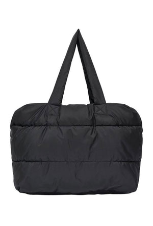 Back image of the Miranda padded weekend bag in black, by brand Jacqueline de yong