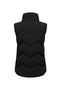 Back image of the Power short waistcoat in black, by brand Jacqueline de yong