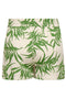 Back image of the Star sezen life shorts in green, by brand Jacqueline de yong
