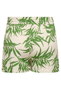 Back image of the Star sezen life shorts in green, by brand Jacqueline de yong