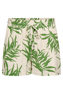 Front image of the Star sezen life shorts in green, by brand Jacqueline de yong