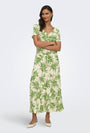 Image of SEZEN LIFE S/S KNOT SHRIT in green, by brand JACQUELINE DE YONG