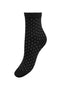 Front image of Smile rib socks in black, by brand Jacqueline de yong