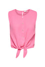 Image of THEIS LIFE BUTTON TOP in pink, by brand JACQUELINE DE YONG