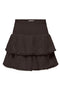 Front image of the Theis life hw smock skirt in brown, by brand Jacqueline de yong