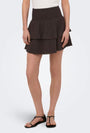 Image of THEIS LIFE HW SMOCK SKIRT in brown, by brand JACQUELINE DE YONG