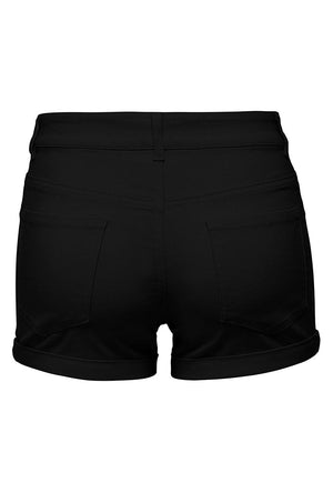 JDY ZENA MW FOLDUP SHORTS