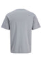 Back image of the Montauk chestie ss tee in blue, by brand Jack&jones