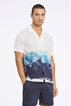 LINDBERGH AOP CASUAL RESORT SHIRT