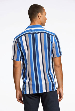 LINDBERGH BOLD STRIPE VISCOSE SHIRT